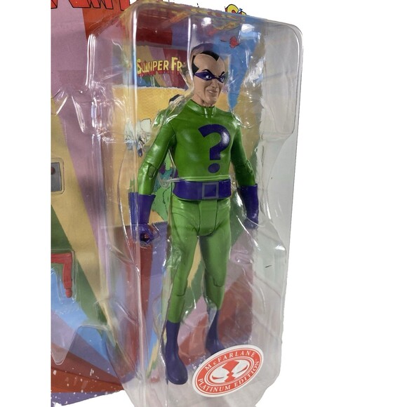 McFarlane DC Super Friends Riddler 6" Red Platinum Chase Retro Action Figure NIP - Picture 5 of 6